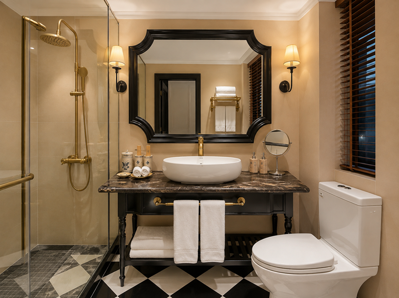 Phòng tắm My Gallery Boutique Hotel & Spa Sapa sau khi hoàn thiện