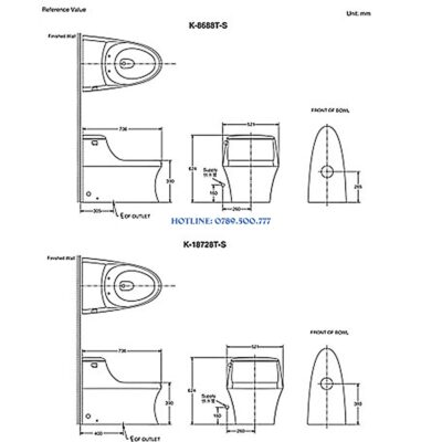 Bồn Cầu Kohler K-8688T-S-0: Phong Cách Cổ Điển - ảnh 2