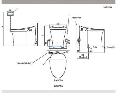 Bồn Cầu Thông Minh Kohler K-5401T-3-0 - ảnh 2