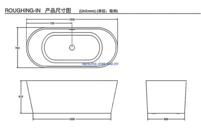 Bồn Tắm Cao Cấp Kohler K-25167T-0 - ảnh 2
