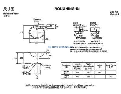 Chậu Rửa Kohler K-2210-0 – Sang Trọng - ảnh 2