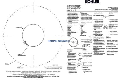 Chậu Rửa Kohler K-77675T-BCP-7 - ảnh 2