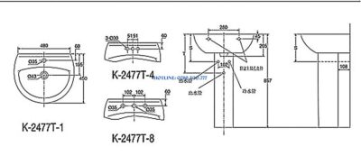 Chậu Rửa Kohler K-2477T-8-0 Tráng Men Cao Cấp - ảnh 2