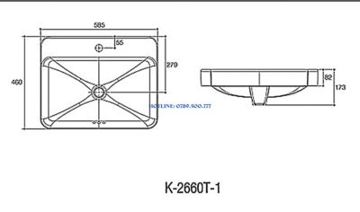 Chậu Rửa Cao Cấp Kohler K-2660T-1-0 - ảnh 2