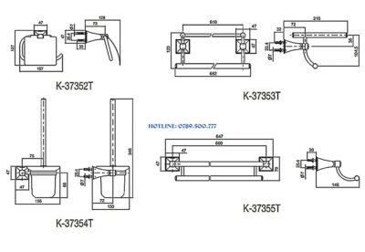 Giá Treo Khăn Kohler K-37353T-AF - ảnh 2