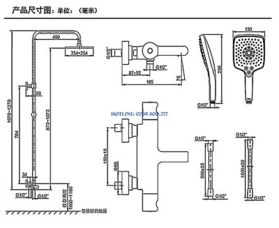 Sen Tắm Kohler K-72671T-C9- CP - ảnh 2
