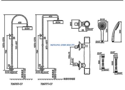 Sen Tắm Cao Cấp Kohler K-72677T-C7-CP - ảnh 2