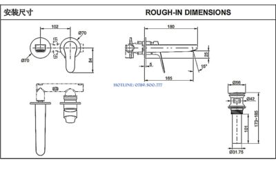 Vòi Chậu Kohler K-33066T-4- CP - ảnh 2