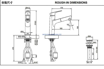 Vòi Chậu Kohler K-33069T-4- CP - ảnh 2