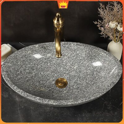 lavabo đá marble xám bầu dục lx60-kingroom-2