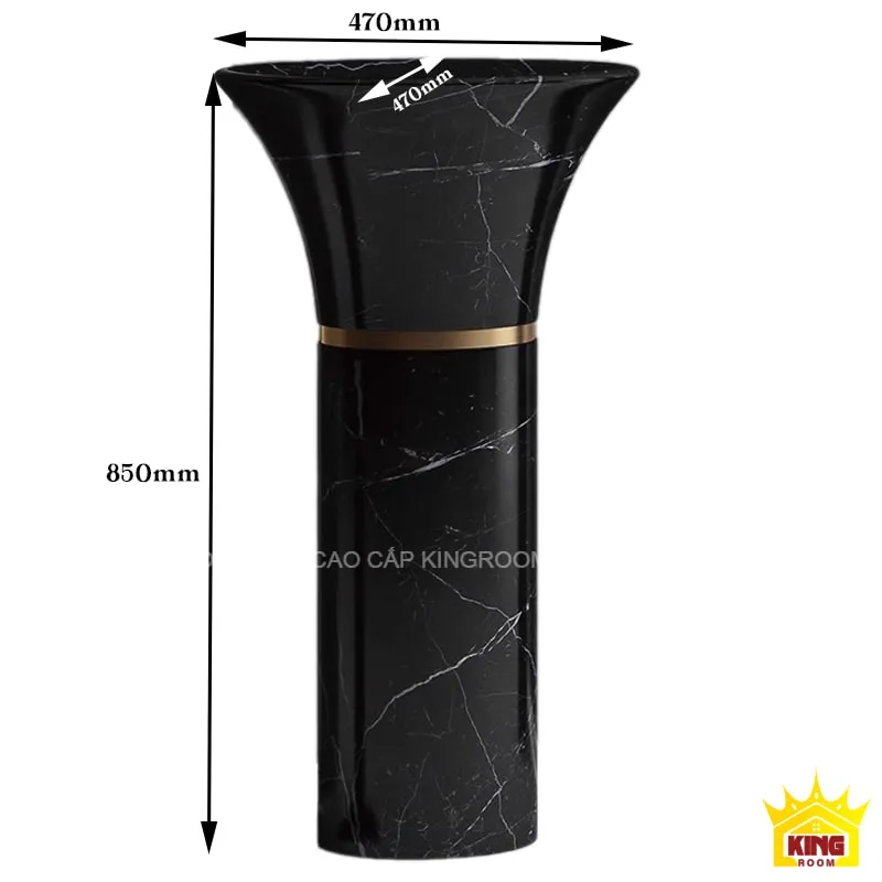 Kích thước chính xác của lavabo đá nguyên khối HU40