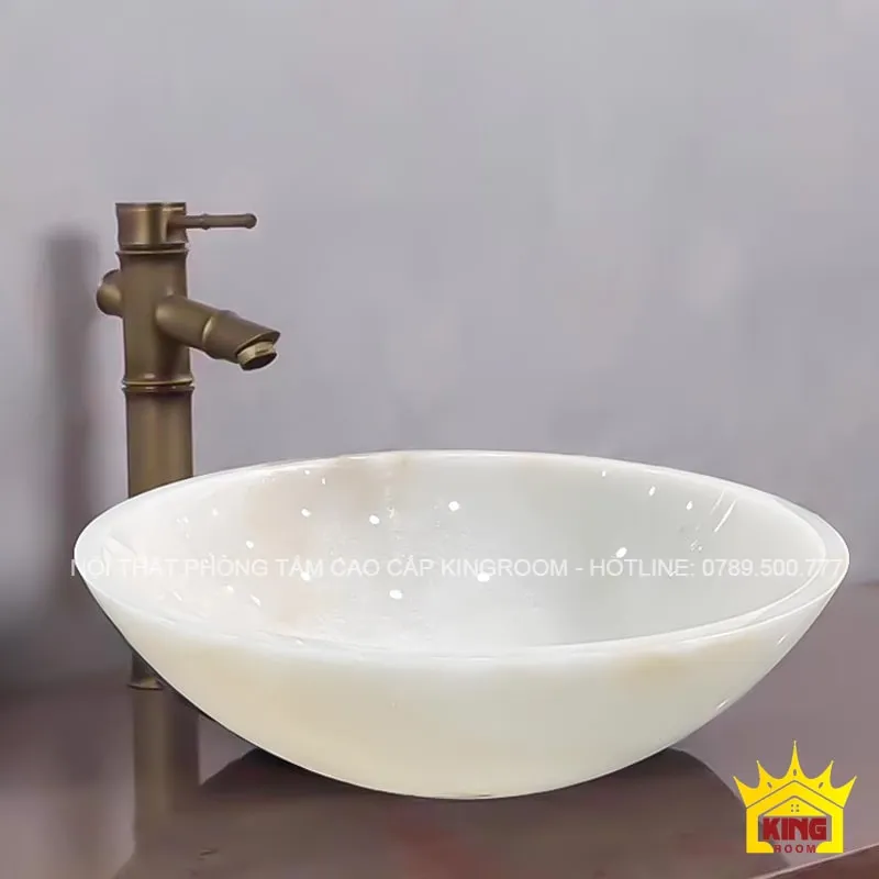 lavabo đá tự nhiên onyx x8 vẻ đẹp sang trọng