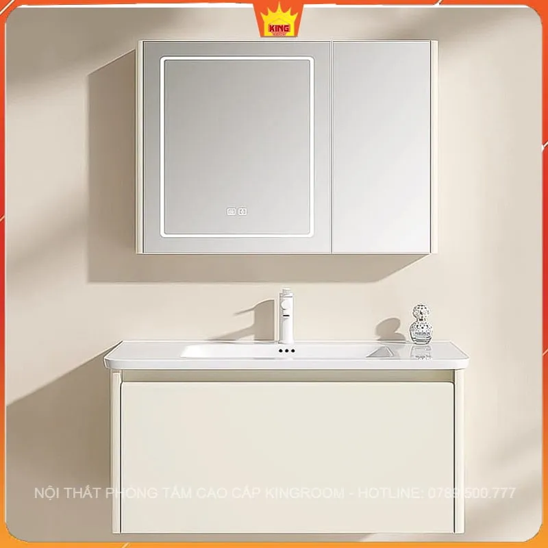 Thiết kế hiện đại của Tủ Chậu Lavabo Inox AV2 gắn tường cho không gian phòng tắm