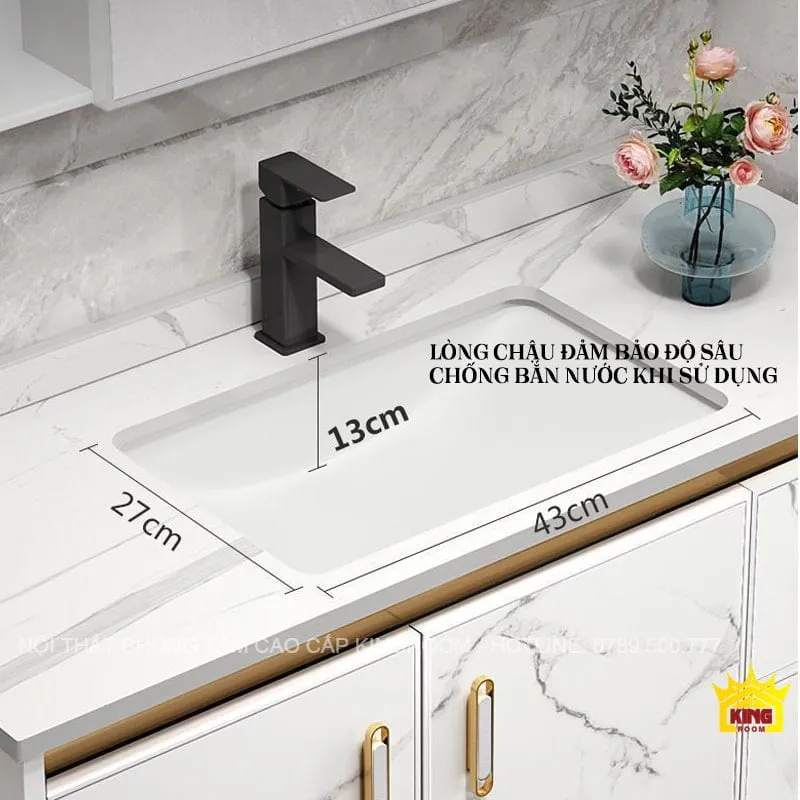 Chi tiết kích thước lòng chậu Lavabo inox 304, thiết kế thông minh