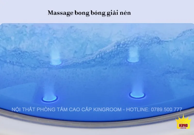 Hiệu ứng massage bong bóng giải nén trong phòng xông hơi ướt SC30