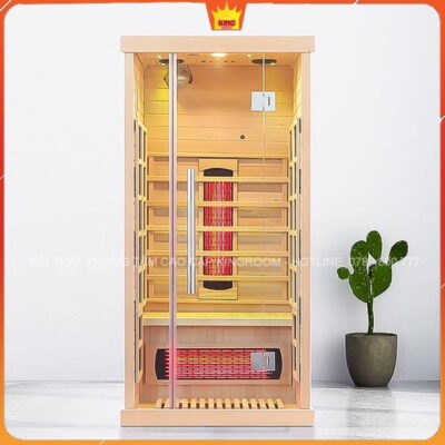 Góc nhìn Phòng Xông Hơi Hồng Ngoại KF6 trong không gian sống hiện đại.