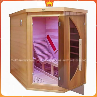 Phòng xông hơi khô SM3 màu gỗ sáng