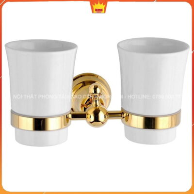 Bộ phụ kiện nhà tắm bằng đồng mạ vàng PG80