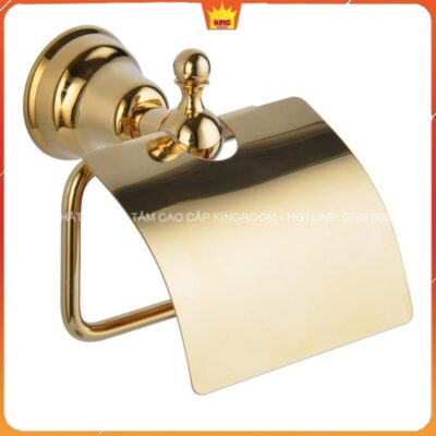 Bộ phụ kiện nhà tắm bằng đồng mạ vàng PG80