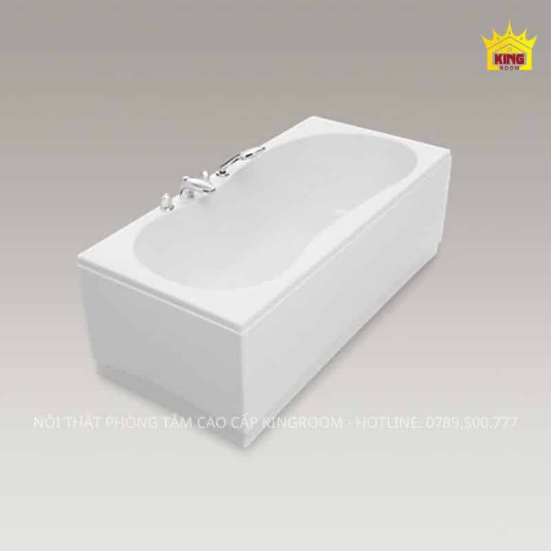 Bồn tắm Kohler K-98161T-GE-0 thiết kế tinh tế, không lo tràn nước