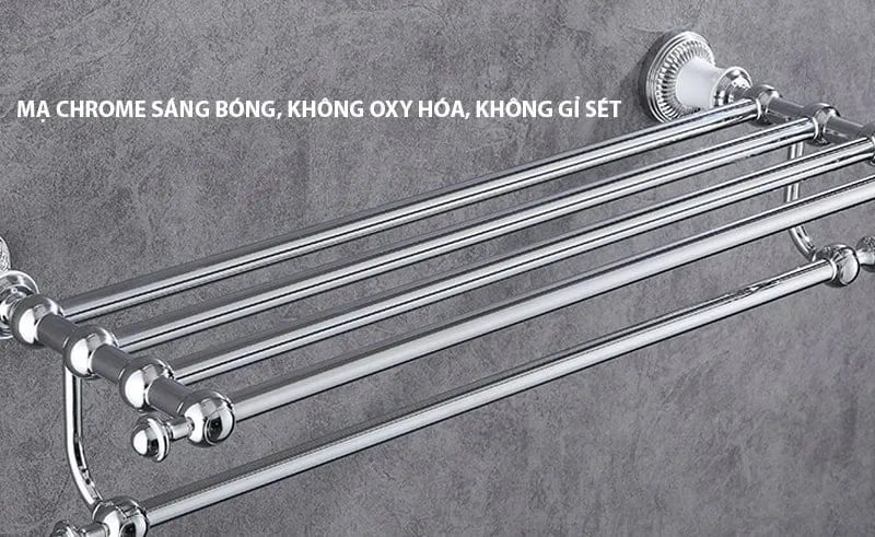 Chất liệu đồng mạ Chrome sáng bóng