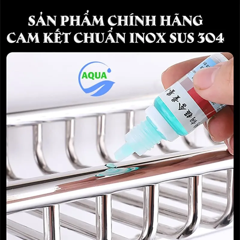 Khả năng chống ăn mòn của giá treo khăn S8 làm từ inox 304 cực cao