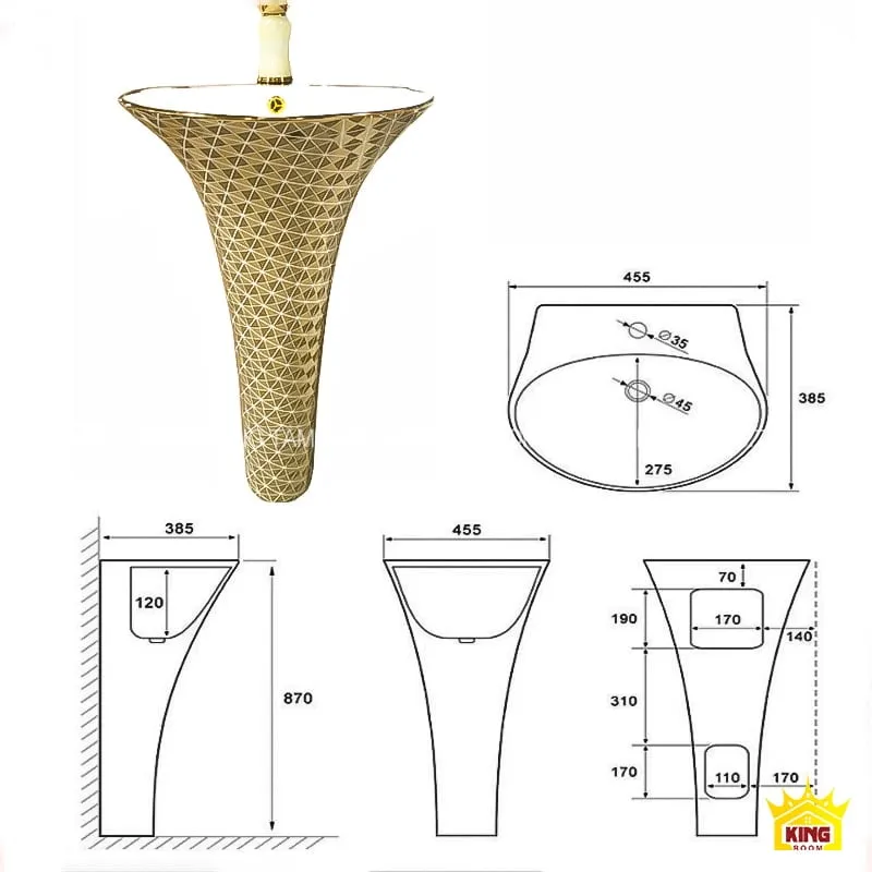 Kích thước bồn rửa EQ8