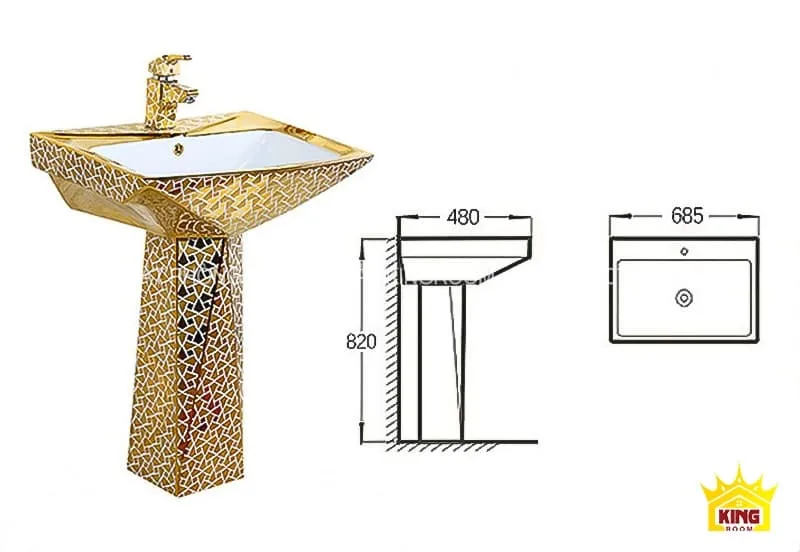 Kích thước bồn rửa LD01