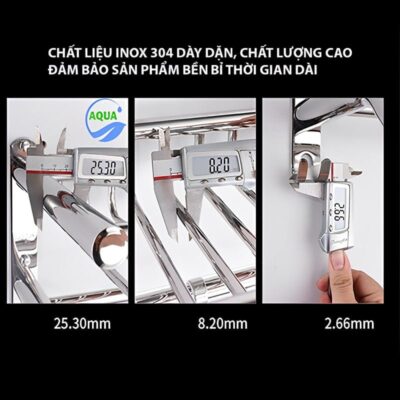 giá treo khăn nhà tắm bằng inox 304 S8