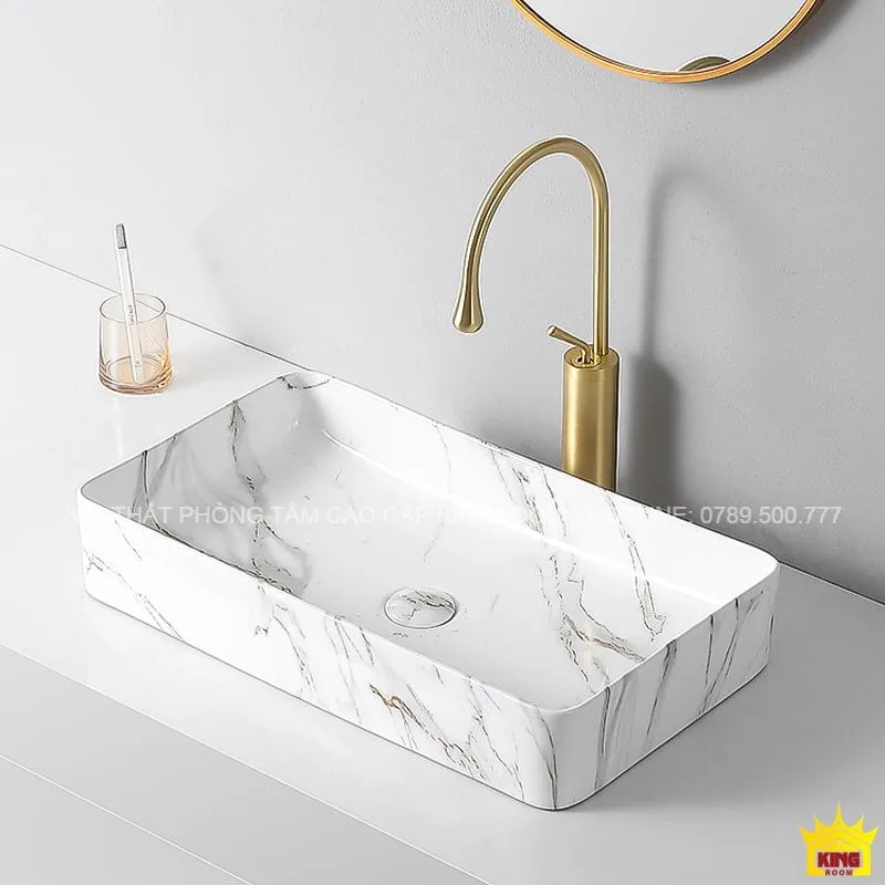 Mẫu lavabo đặt bàn được nhiều gia chủ lựa chọn