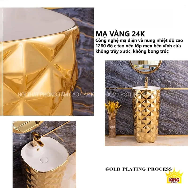 Mạ vàng 24K sang trọng