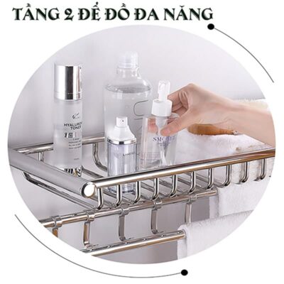 giá treo khăn nhà tắm bằng inox 304 S8