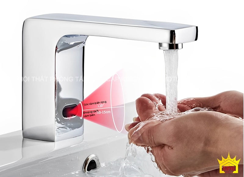 Vòi lavabo loại cảm ứng Aqua D20