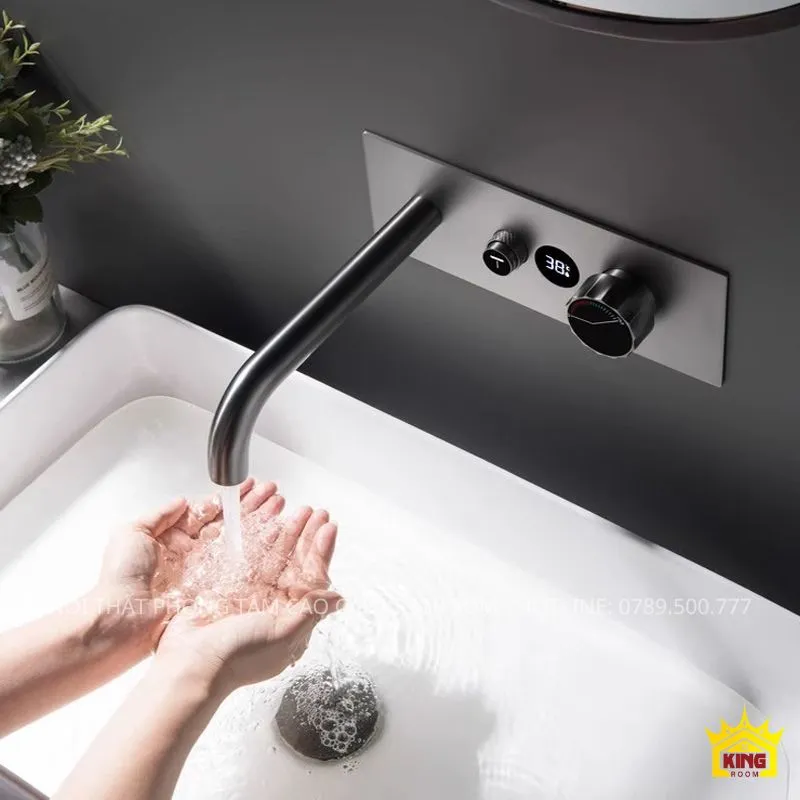 Vòi lavabo hiển thị nhiệt độ Aqua AS10