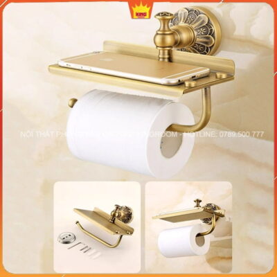 Bộ phụ kiện nhà tắm bằng đồng PA50