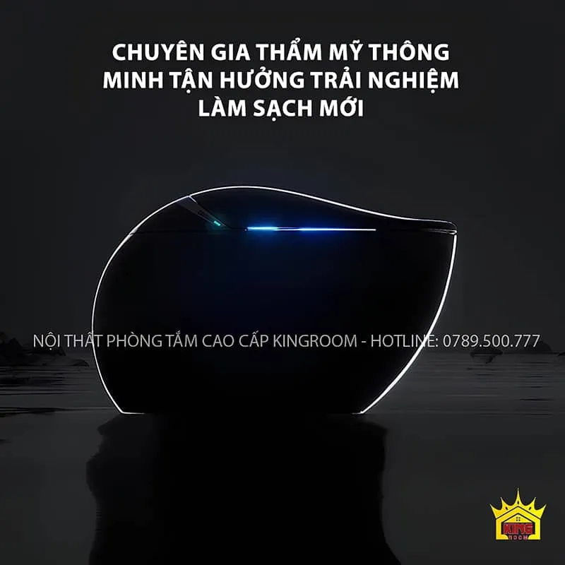 Bồn Cầu Thông Minh DA8 với thiết kế hiện đại và tính năng làm sạch tự động