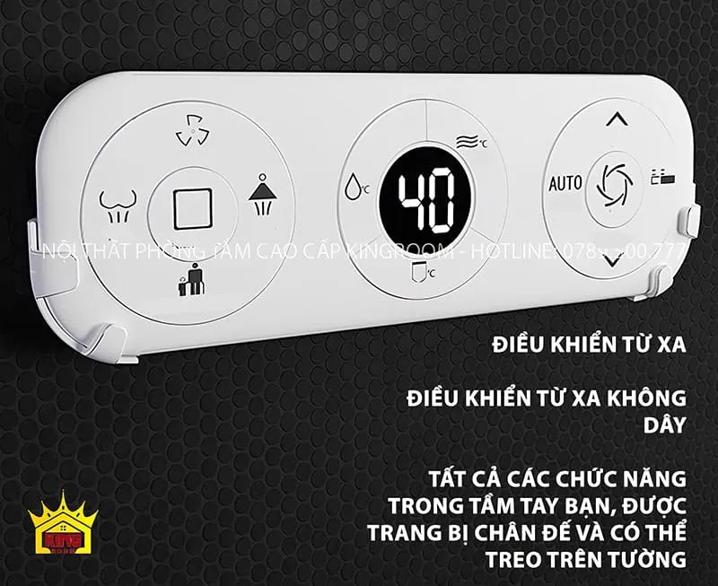 Điều khiển từ xa không dây của Bồn Cầu Thông Minh DA8