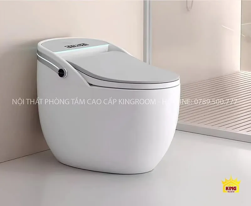 Bồn cầu thông minh KS5 màu xám nhạt