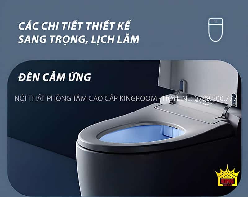 Đèn cảm ứng trên bồn cầu thông minh NA5