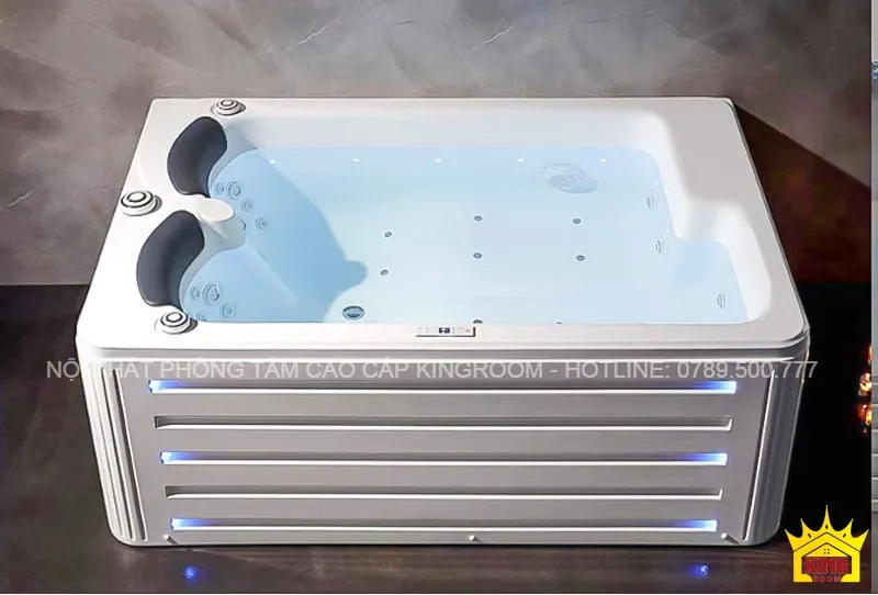 Bồn spa làm từ chất liệu Composite phủ lớp Acrylic