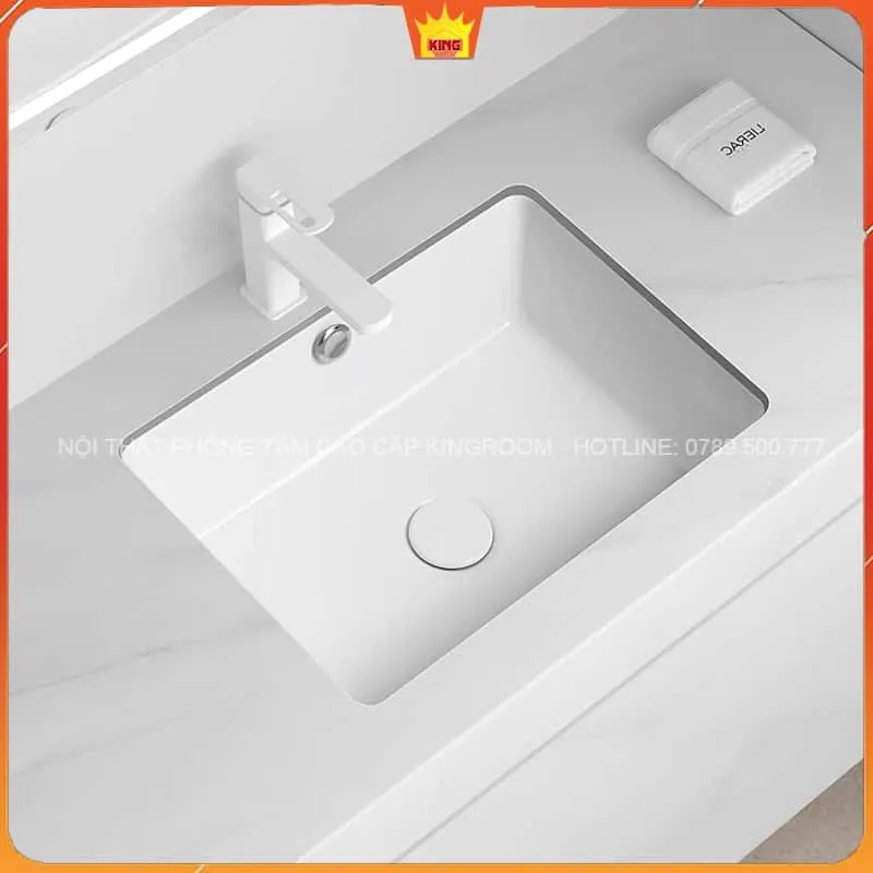 Lavabo Âm Bàn Aqua SR30 với thiết kế tinh thế và sang trọng hiện đại