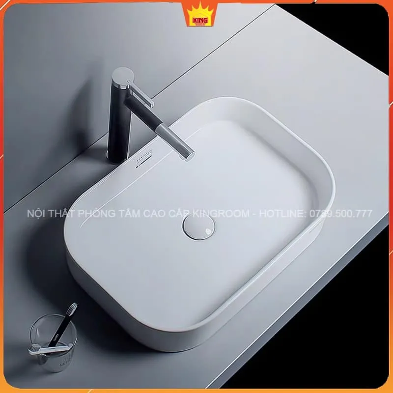 Lavabo Đặt Bàn Aqua SS10 - Thiết kế hiện đại, dễ dàng lắp đặt.