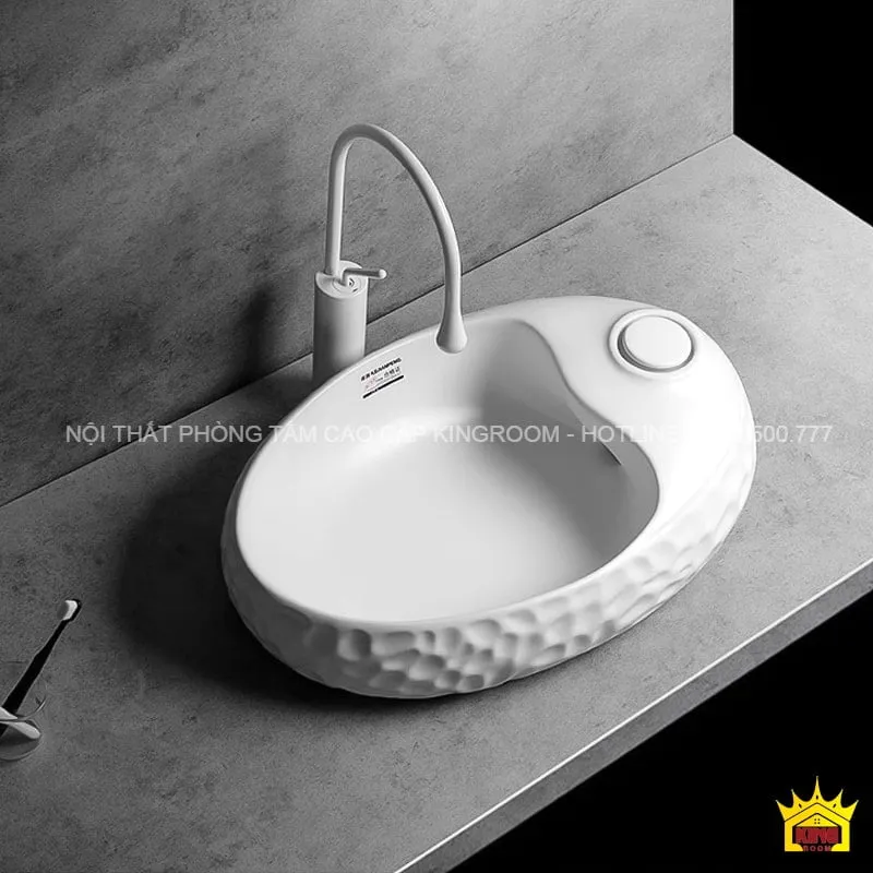 Lavabo Đặt Bàn Aqua SX54 cận cảnh