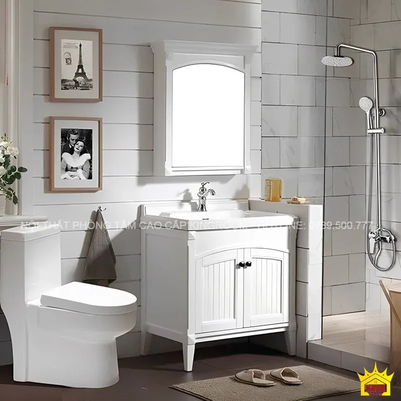 Bí quyết thiết kế nội thất toilet diện tích vừa