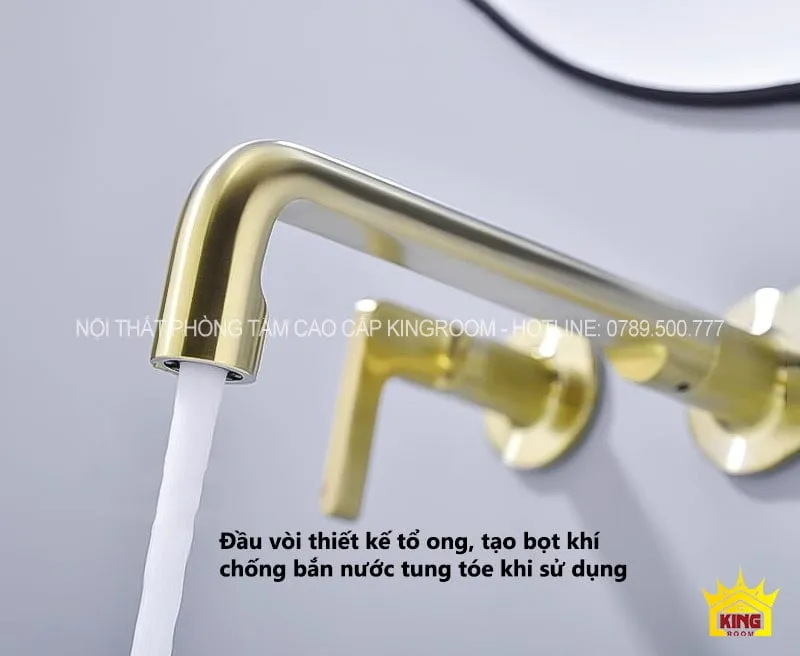 Đầu xả vòi 80LA thiết kế tổ ong cho dòng chảy êm ái