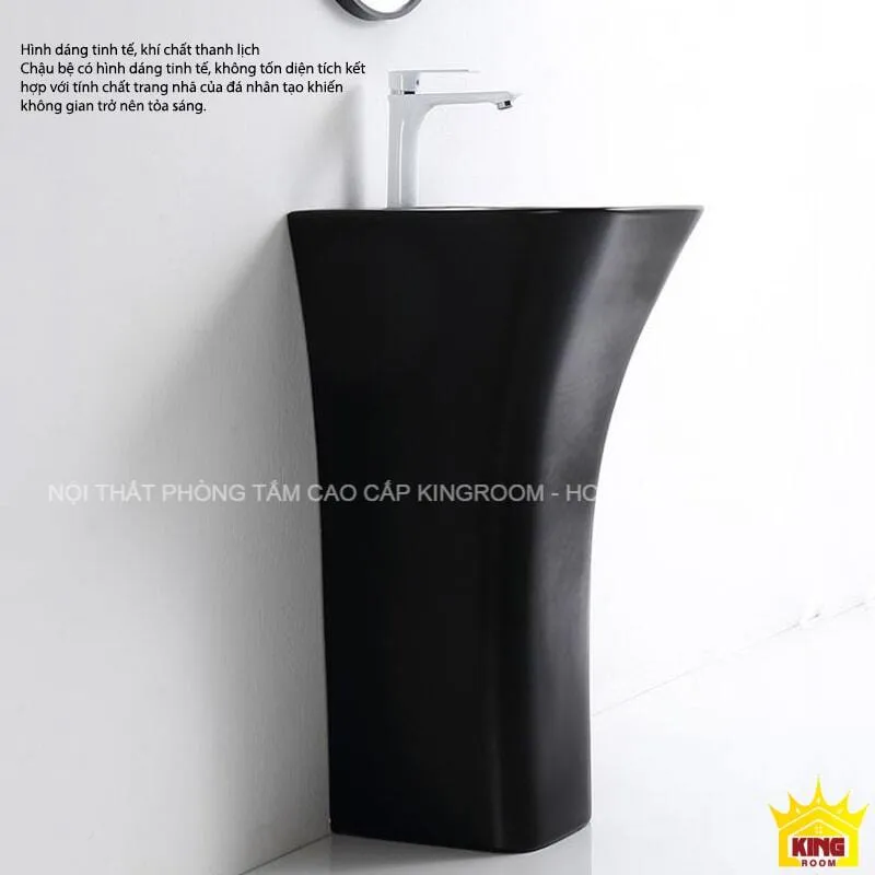 Lavabo liền khối Aqua 41T thiết kế tinh tế