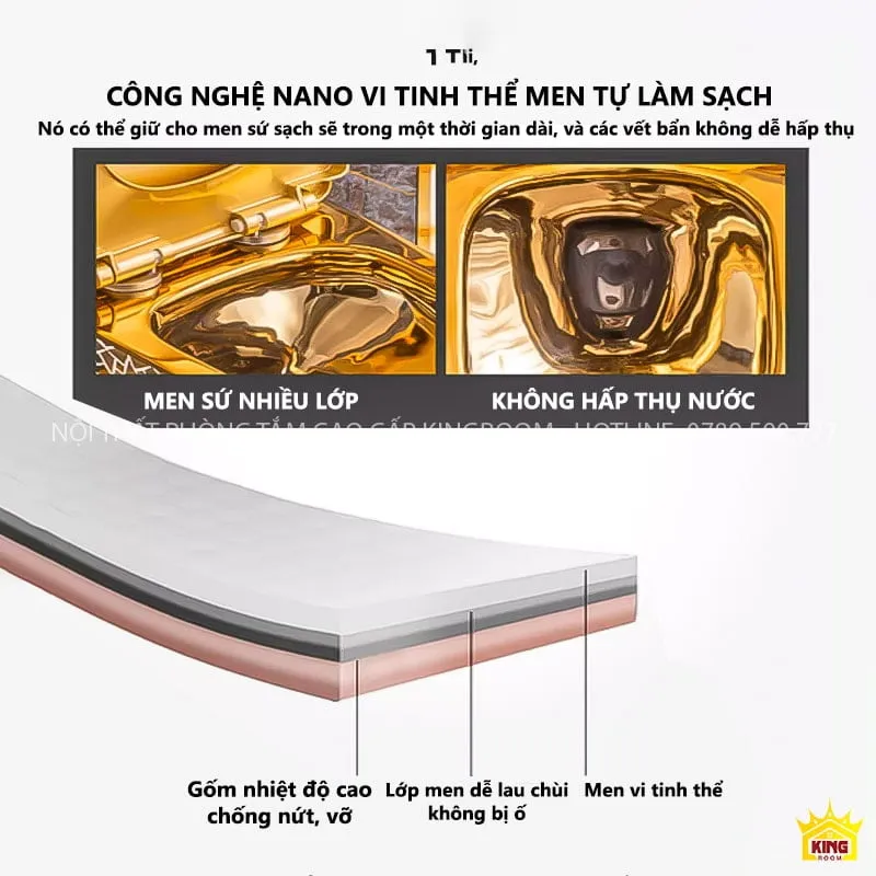 Men 3 lớp dày đẹp, ấn tượng