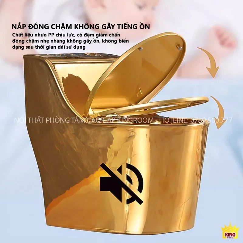 Nắp bồn không gây ồn