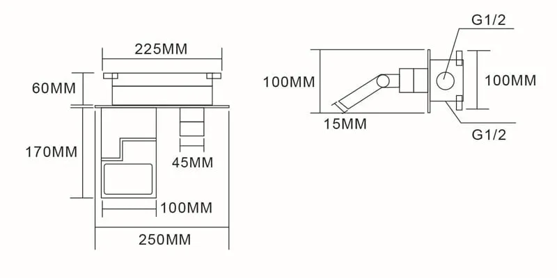 Thông số vòi âm tường 30M