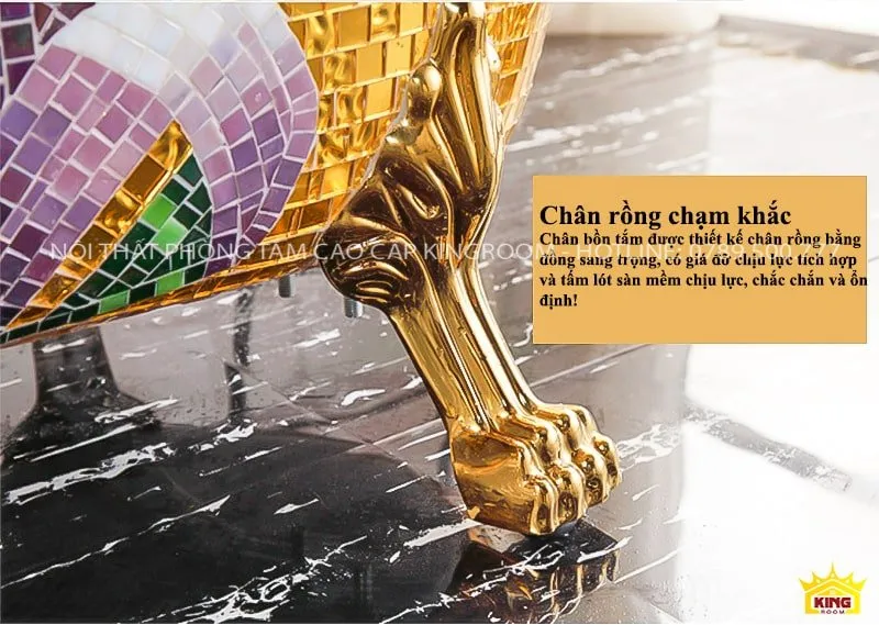 Chân chạm hình rồng chắc chắn